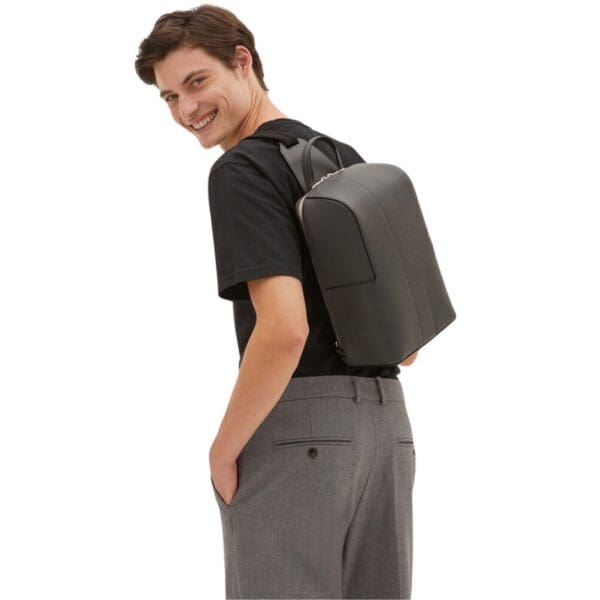 VALEXTRA V-LINE ONE SHOULDER BACKPACK
