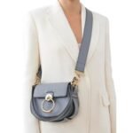 CHLOE SMALL TESS BAG STORM BLUE