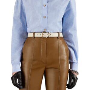 GUCCI BELT WITH CRYSTAL HORSEBIT