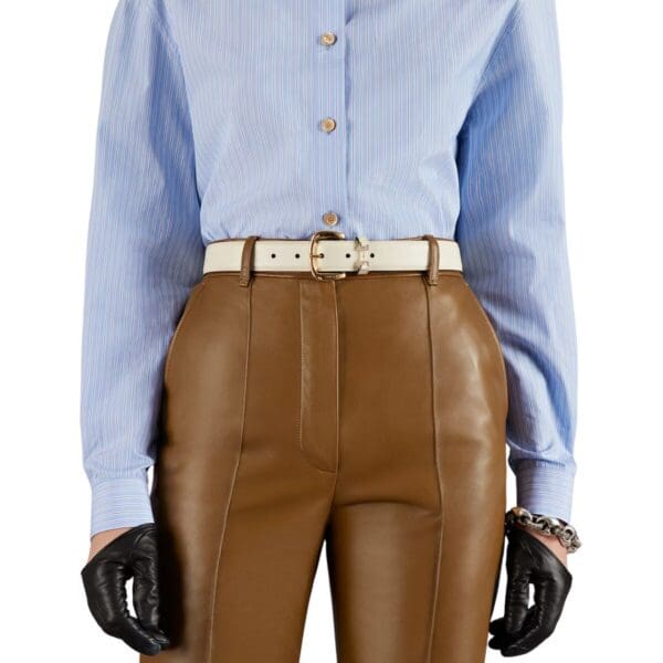 GUCCI BELT WITH CRYSTAL HORSEBIT