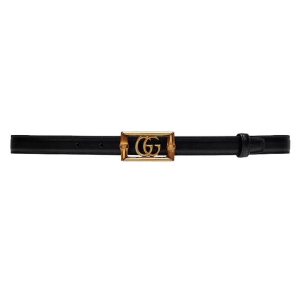 GUCCI BELT WITH DOUBLE G BUCKLE AND BAMBOO2