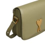 AMI SMALL PARIS PARIS BAG IN OLIVE