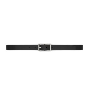 SAINT LAURENT CASSANDRE RECTANGULAR BUCKLE BELT IN VEGETABLE-TANNED LEATHER