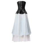LOUIS VUITTON CORSET TOP TIERED DRESS