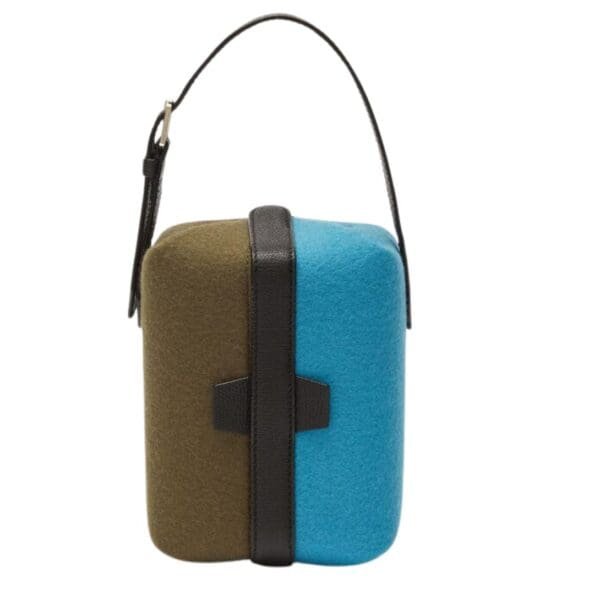 VALEXTRA TRIC TRAC FELT BAG