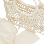 vVALENTINO GARAVANI ALLKNOTS WOVEN LEATHER SHOPPER