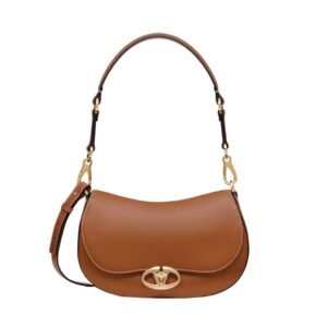 SMALL VALENTINO GARAVANI OHVAL SHOULDER BAG IN NAPPA CALFSKIN