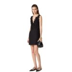 VALENTINO GARAVANI VLOGO MOON MINI HOBO BAG IN NAPPA LEATHER WITH CHAIN