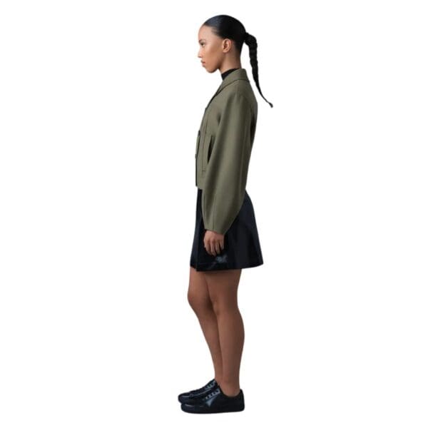 MACKAGE LALI DOUBLE-FACE WOOL SHORT JACKET