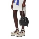 LOEWE FLAMENCO PURSE BUCKET BAG IN SOFT LAMBSKIN
