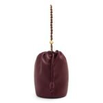 LOEWE FLAMENCO PURSE BUCKET BAG IN SOFT LAMBSKIN