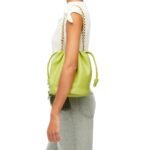 LOEWE FLAMENCO PURSE BUCKET BAG IN SOFT LAMBSKIN