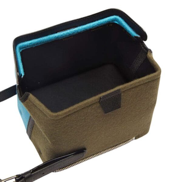 VALEXTRA TRIC TRAC FELT BAG