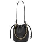 LOEWE FLAMENCO PURSE BUCKET BAG IN SOFT LAMBSKIN