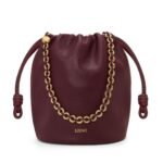 LOEWE FLAMENCO PURSE BUCKET BAG IN SOFT LAMBSKIN