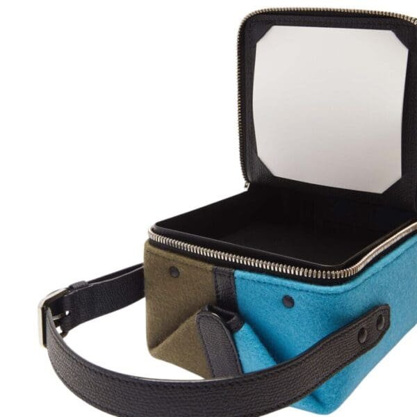 VALEXTRA TRIC TRAC FELT BAG