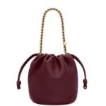 LOEWE FLAMENCO PURSE BUCKET BAG IN SOFT LAMBSKIN