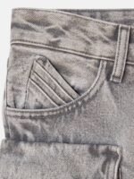 THE ATTICO ESSIE LIGHT GREY LONG PANTS