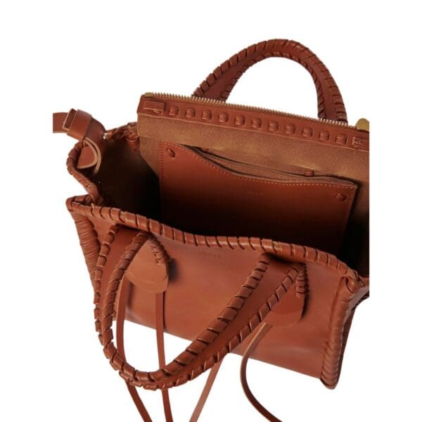 CHLOE SMALL MONY TOTE BAG CARAMEL