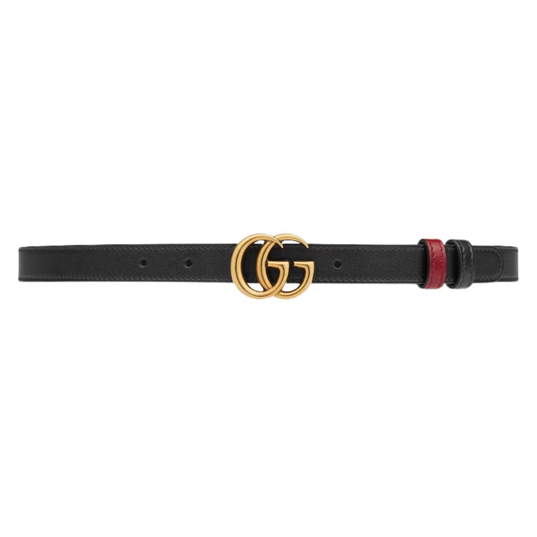 GUCCI GG MARMONT REVERSIBLE THIN BELT