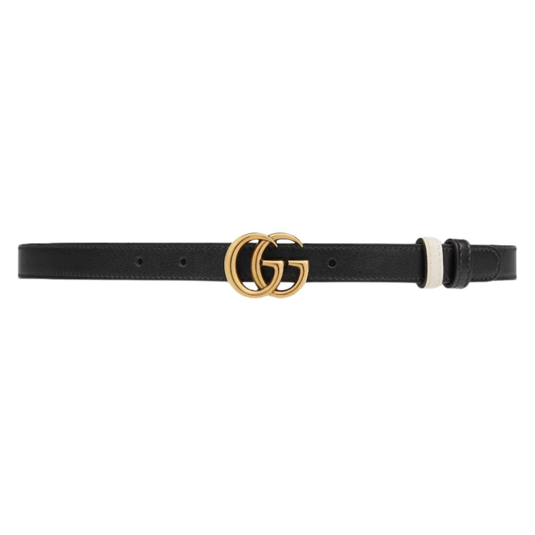 GUCCI GG MARMONT REVERSIBLE THIN BELT