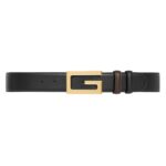 GUCCI GG MARMONT WIDE BELT IN BLACK
