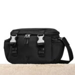 AMI DE COEUR MESSENGER BAG IN BLACK