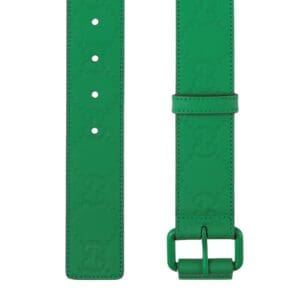 GUCCI GG RUBBER-EFFECT BELT