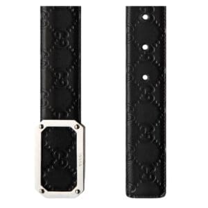 GUCCI SIGNATURE LEATHER BELT