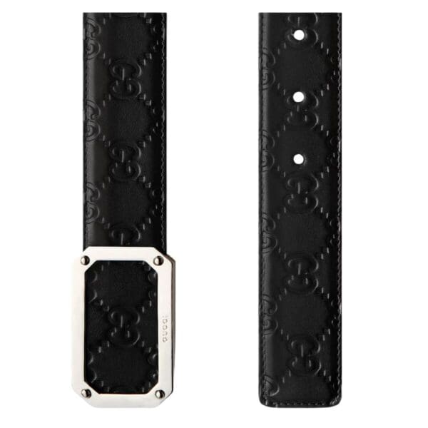 GUCCI SIGNATURE LEATHER BELT - Image 2