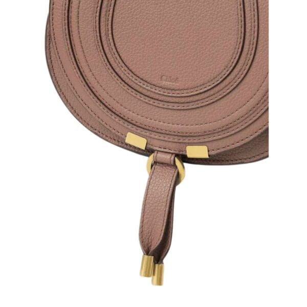 CHLOE MARCIE SMALL SADDLE BAG WOODROSE