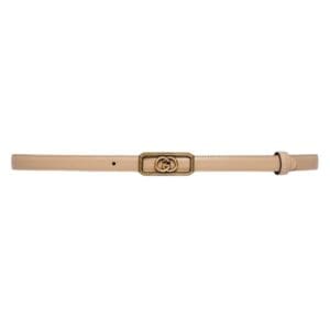 GUCCI THIN BELT WITH INTERLOCKING G BUCKLE