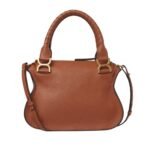 CHLOE MARCIE SMALL DOUBLE CARRY BAG TAN