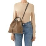CHLOE MARCIE BUCKET BAG DARK NUT