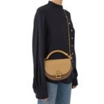 CHLOE MARCIE CHAIN FLAP BAG CREAMY BROWN