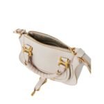 CHLOE MARCIE MINI DOUBLE CARRY BAG WILD GREY