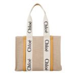 CHLOE MEDIUM WOODY TOTE BAG HONEY GOLD