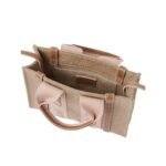 CHLOE MINI WOODY TOTE BAG BLUSHY BEIGE