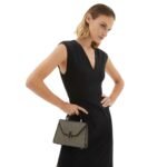 VALEXTRA ISIDE GINGKO CROSSBODY MICRO BAG