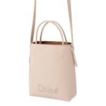 CHLOÉ SENSE MICRO TOTE BAG CEMENT PINK