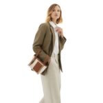 VALEXTRA SOFT CANVAS BUCKET MICRO BAG