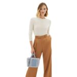 VALEXTRA SOFT BOUCLÈ BUCKET MICRO BAG