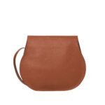 CHLOE MARCIE MEDIUM SADDLE BAG TAN
