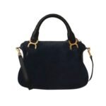 CHLOE MARCIE DOUBLE CARRY BAG MIDNIGHT BLUE