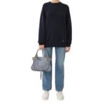 CHLOE MARCIE SMALL DOUBLE CARRY BAG STORM BLUE