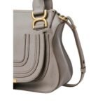 CHLOE MARCIE SMALL DOUBLE CARRY BAG CASHMERE GREY