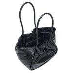 PROENZA LARGE RUCHED TOTE IN PUFFY NAPPA BLACK