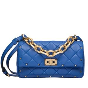 VALENTINO GARAVANI ROCKSTUD SPIKE IN NAPPA PATCHWORK