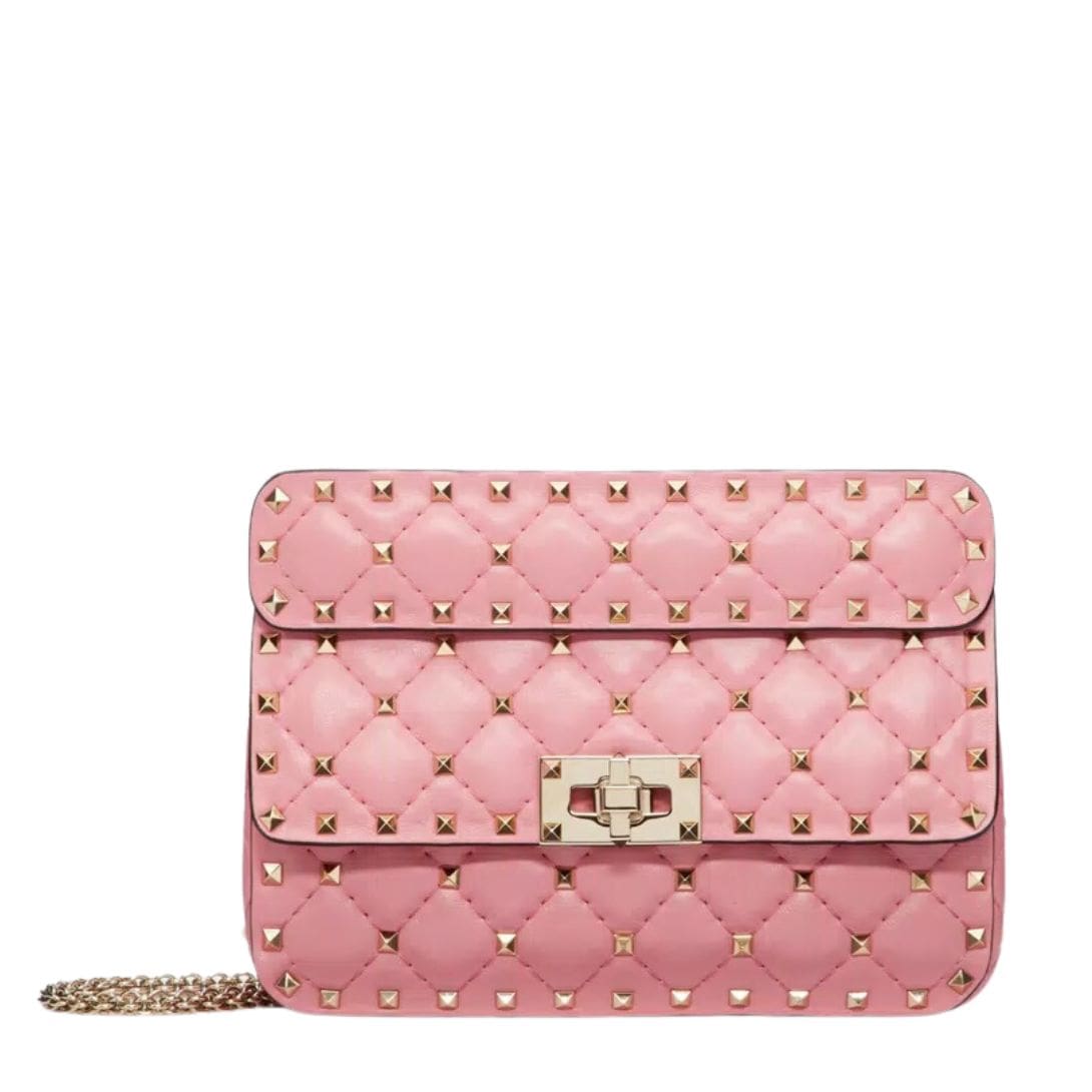 VALENTINO GARAVANI SMALL NAPPA ROCKSTUD SPIKE BAG