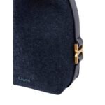 CHLOE MARCIE MICRO BUCKET DENIM